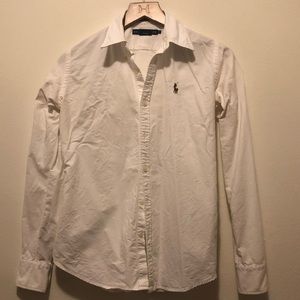 Ralph Lauren Women’s Oxford Shirt- White, size 2